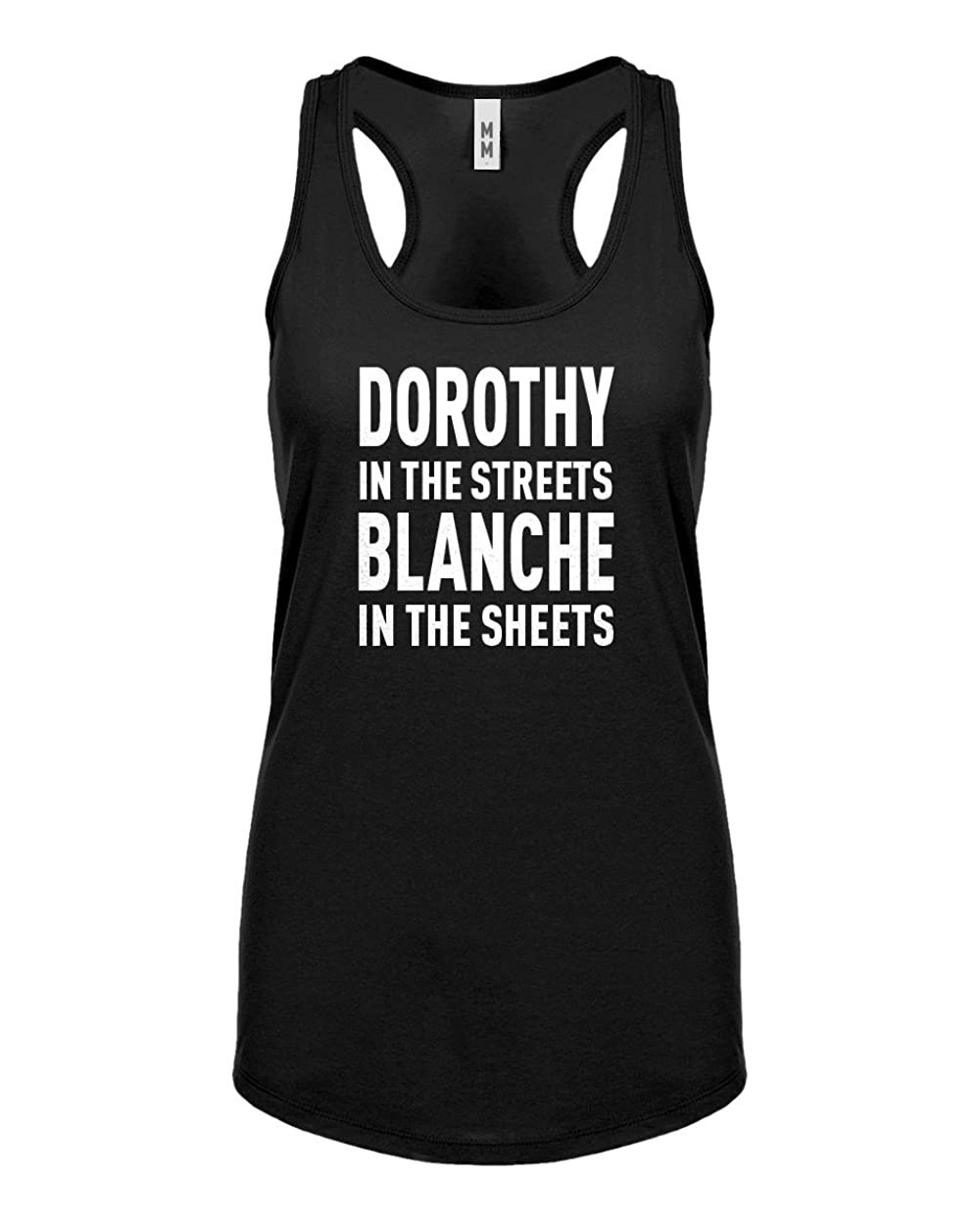 Dorothy in The Streets Womens Racerback Tank Top - Black - CO17YZ3KCXR $19.62 Camisoles & Tanks