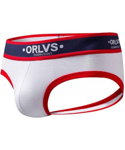 Men's Jockstrap Elastic Waistband Underwear Supporter Jock Straps for Men - White+sapphire+black+red+gray - C9192ENTNYT $39.4...