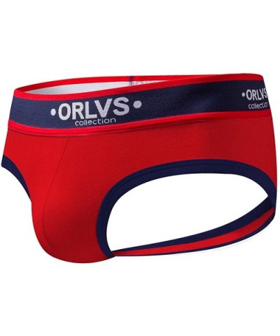 Men's Jockstrap Elastic Waistband Underwear Supporter Jock Straps for Men - White+sapphire+black+red+gray - C9192ENTNYT $39.4...