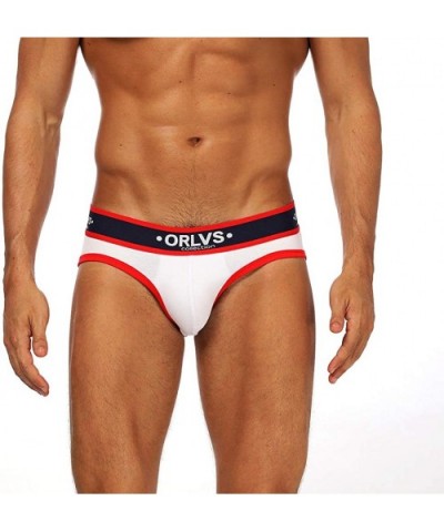 Men's Jockstrap Elastic Waistband Underwear Supporter Jock Straps for Men - White+sapphire+black+red+gray - C9192ENTNYT $39.4...