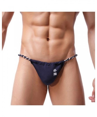 Men Thongs G-Strings Jockss Rope Sumo Panties Strings Homme Underwear Tanga Ropa Interior - Black - CP198OTS3TD $47.96 G-Stri...