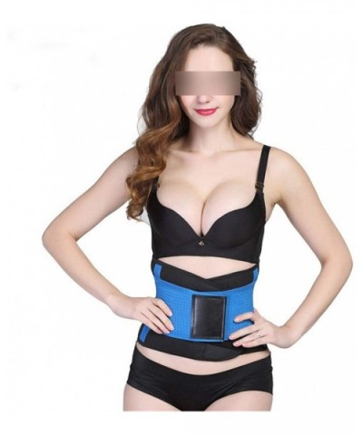 Women Slimming Belt Waist-Cincher Body Shaper Girdles Firm Control Waist Trainer Corsets - Blue - CP18RA4Q7IY $43.57 Shapewear