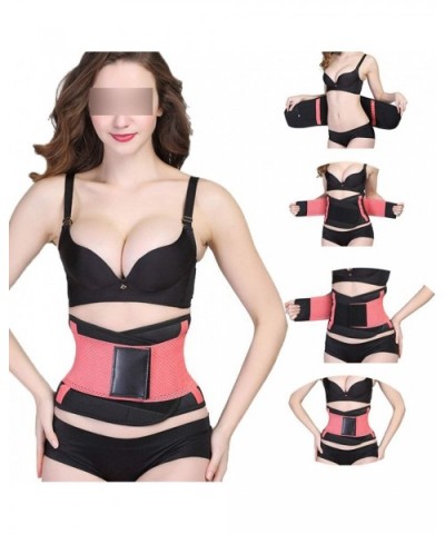 Women Slimming Belt Waist-Cincher Body Shaper Girdles Firm Control Waist Trainer Corsets - Blue - CP18RA4Q7IY $43.57 Shapewear