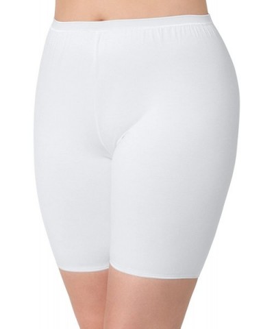 Women's Plus Size High Stretch Short Leg Panties 625541 - White (White 62554120) - CB121QWIA5D $56.78 Panties