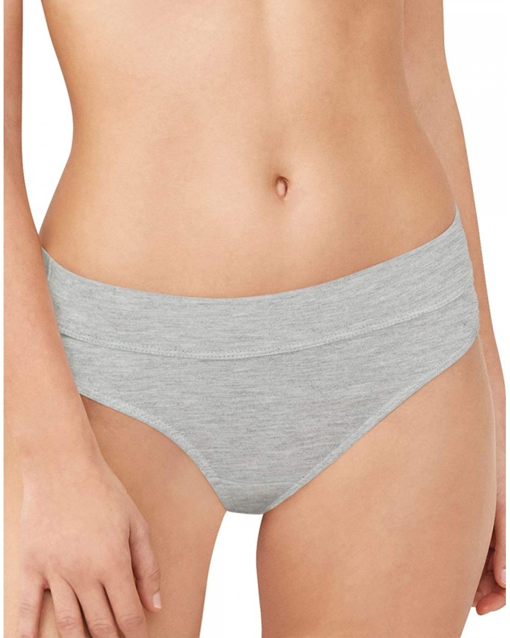 Women's Comfort Revolution Incredibly Soft Bikini - Heather Grey - CE18N0G0W5I $14.44 Panties