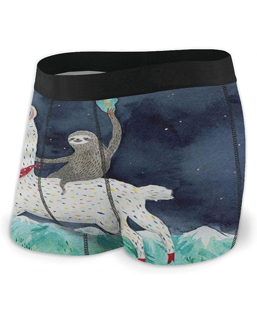 Mens Boxer Briefs Space Cat Underwear for Gift Shorts Leg Comfort Quick Dry - Pattern2 - CR18ZUAHCES $22.25 Boxer Briefs