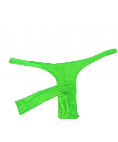 Fashion Men's Sexy Open Sheath Thongs Sretch G-String T-Back Micro Briefs Underwear - Green a - CD196I08806 $11.23 G-Strings ...