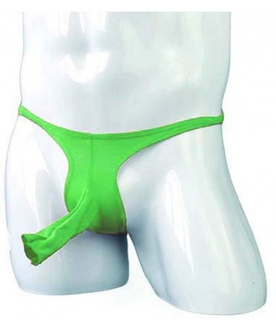 Fashion Men's Sexy Open Sheath Thongs Sretch G-String T-Back Micro Briefs Underwear - Green a - CD196I08806 $11.23 G-Strings ...