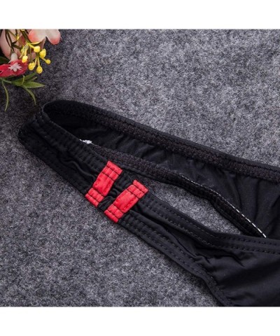 Mens Sexy Thongs Underwear G Strings Lingerie Low Rise Briefs Tangas Bikini Underpants T Back Knickers - Black - CH18UKT3CWD ...