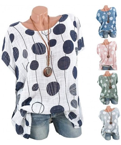 Blouse for Women Feather Print V-Neck Blouse Pullover Tops Plus Size Shirt - A White - CB18NM4936O $37.48 Thermal Underwear