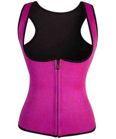 Women Fitness Corset Sport Body Shaper Vest Ladies Waist Workout Slimming Shapewear - Hot Pink - CA194Q40TAQ $16.74 Nightgown...