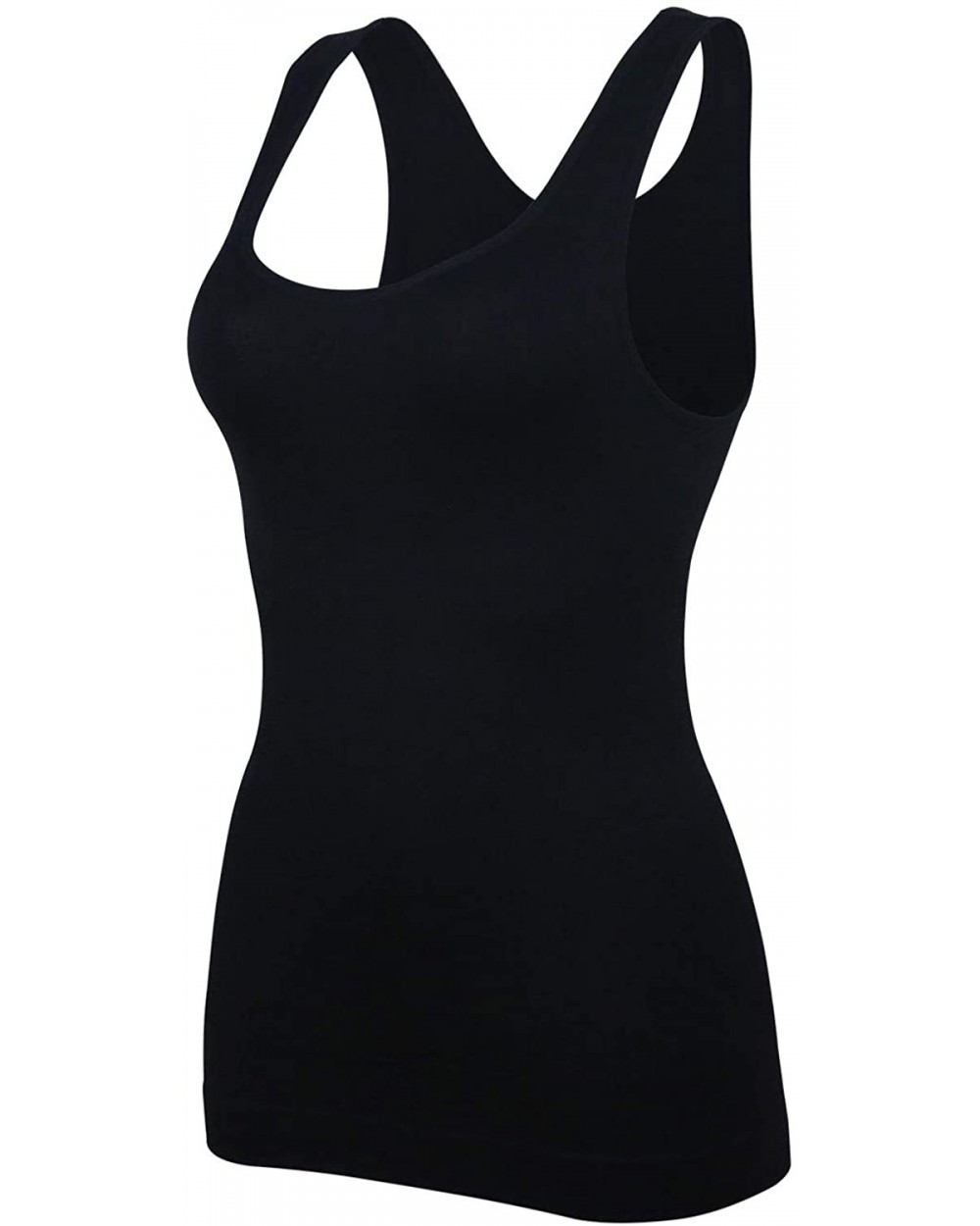 Women's Tummy Control Shapewear Tank Tops Body Shaper Compression Top - Black - C918SOXH6C4 $16.04 Shapewear