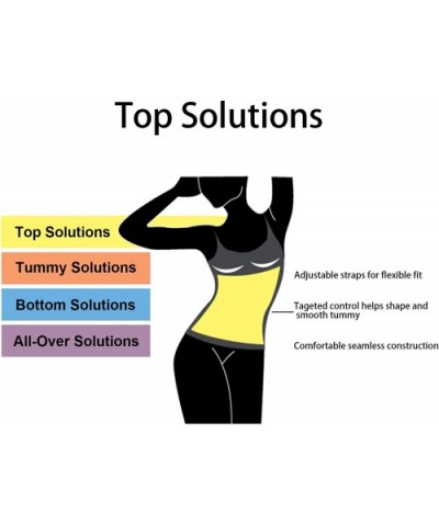 Women's Tummy Control Shapewear Tank Tops Body Shaper Compression Top - Black - C918SOXH6C4 $16.04 Shapewear